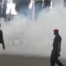 BREAKING: Police Teargas Pensioners Protesting at Lagos House